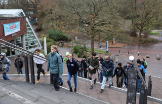 Spaziergang über den Campus